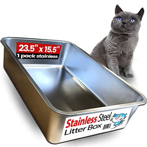 stainless steel cat litter box with cover|best stainless steel litter box.